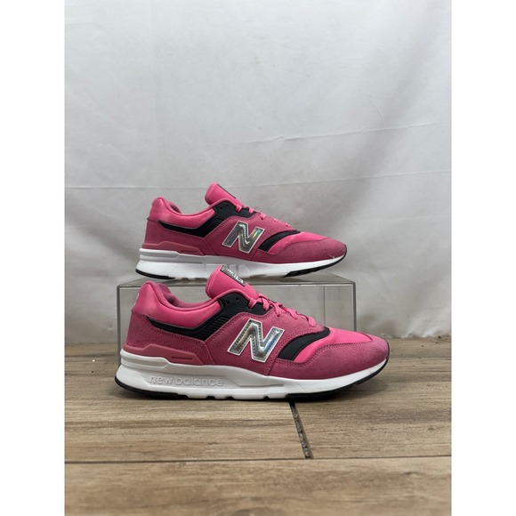 New Balance 997H Pink Silver Suede Sneakers CW997HLL Womens Size 10 - Picture 1 of 10